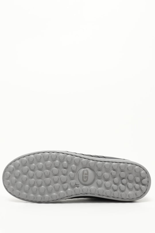 Erkek Lacivert Floter Bağcıklı Hakiki Deri Comfort Sneaker