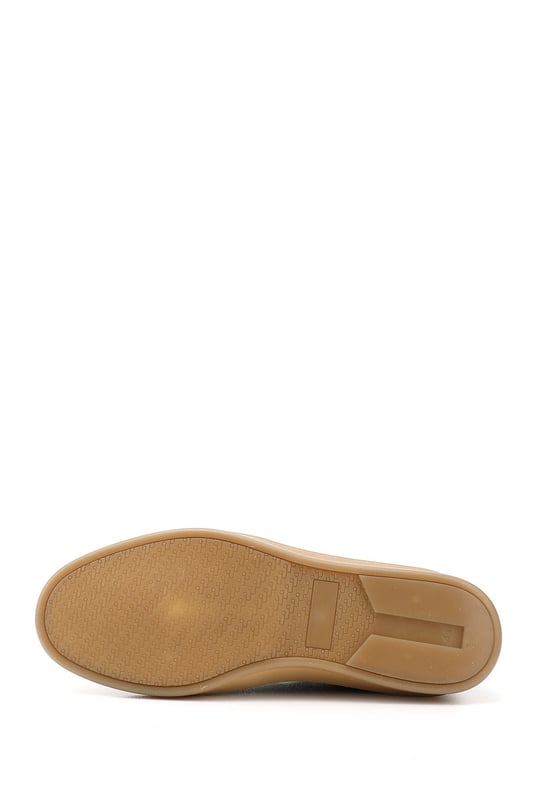 Erkek Siyah Bağcıklı Hakiki Deri Comfort Sneaker