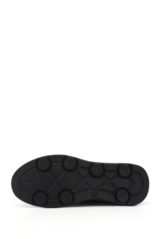 Men's Black Genuine Leather Comfort Shoes