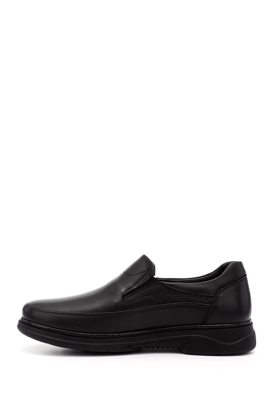 Men's Black Genuine Leather Comfort Shoes