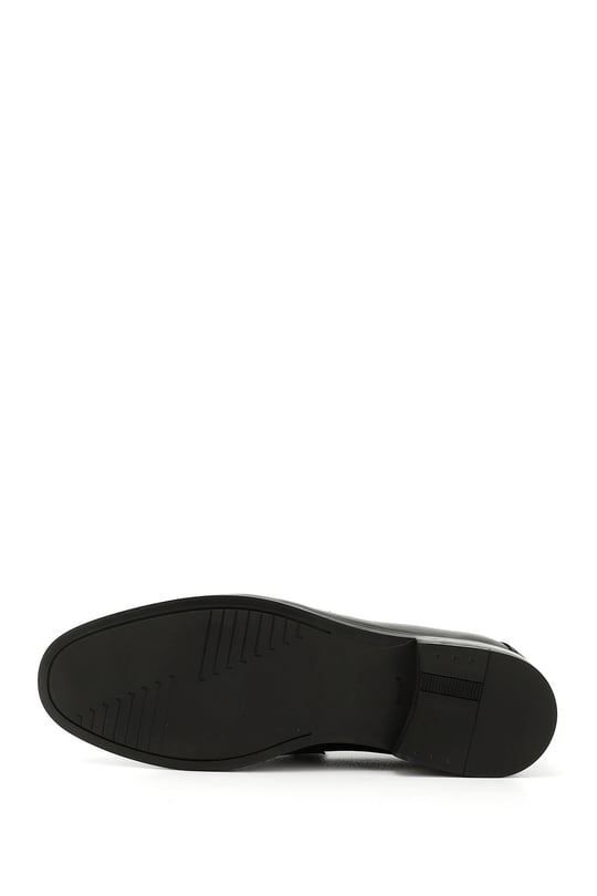 Erkek Siyah Hakiki Deri Loafer Ayakkabı