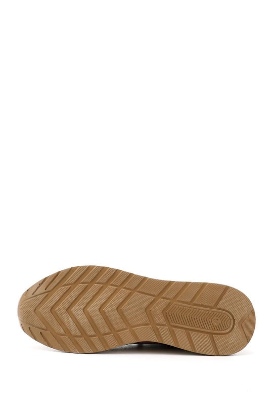 Erkek Taba Antik Bağcıklı Hakiki Deri Comfort Sneaker
