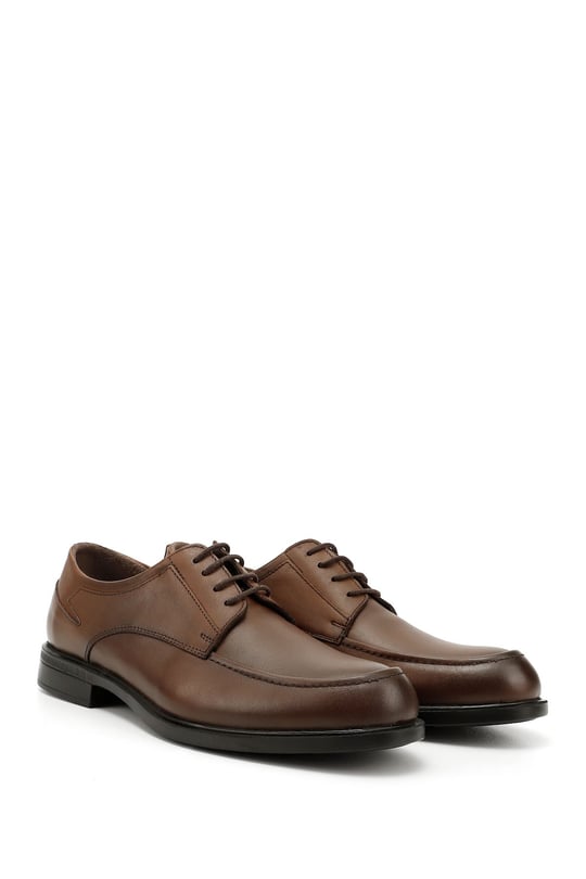 Men's Tan Antique Laced Genuine Leather Classic Shoes