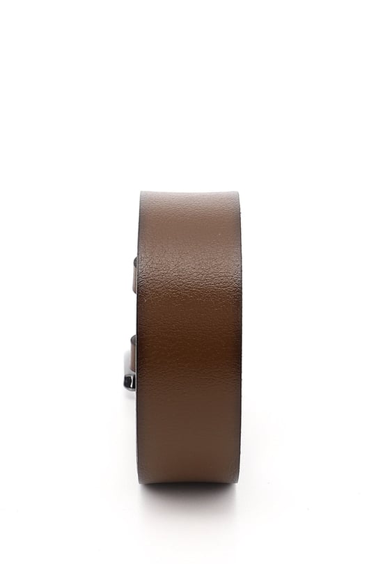 Erkek Taba Antik Hakiki Deri 4 Cm Kot Kemeri