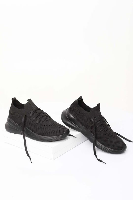 Gön Bağcıklı Spor Kadın Triko Sneaker 34450