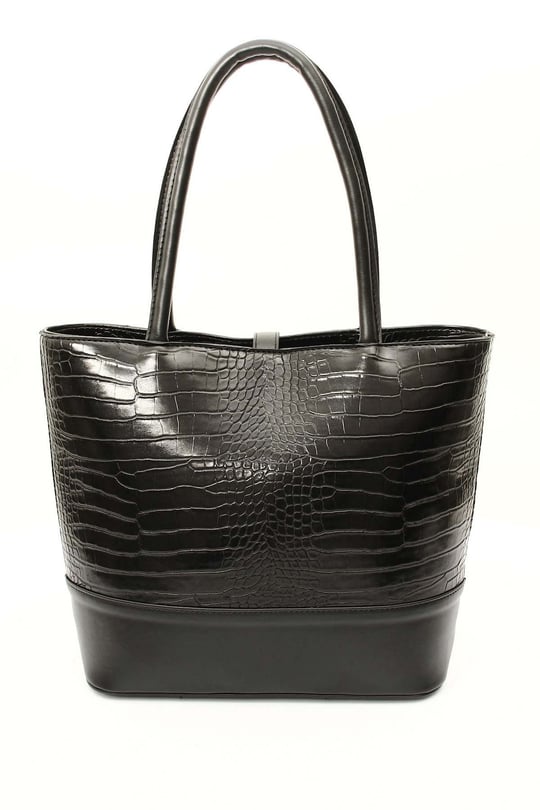 Gön  female cracko patterned hand and shoulder bag B4579