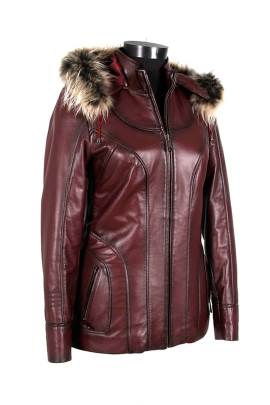 Gön Deri Kadın Mont D4508