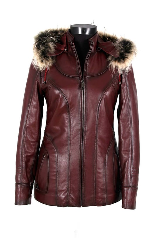 Gön Deri Kadın Mont D4508