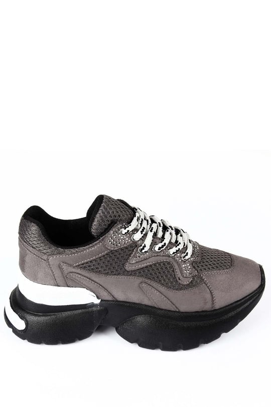 Gön Dolgu Taban Bağcıklı Spor Kadın Sneaker 37116
