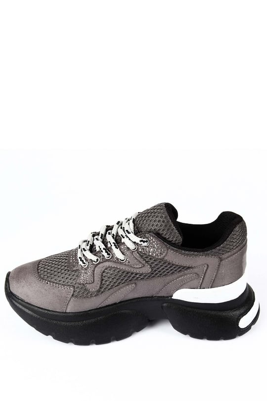 Gön Dolgu Taban Bağcıklı Spor Kadın Sneaker 37116