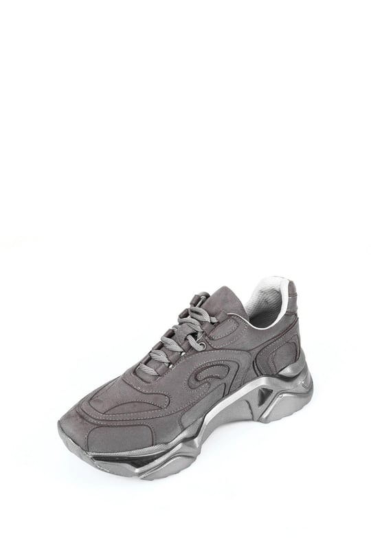 Gön Dolgu Taban Bağcıklı Spor Kadın Sneaker 37117