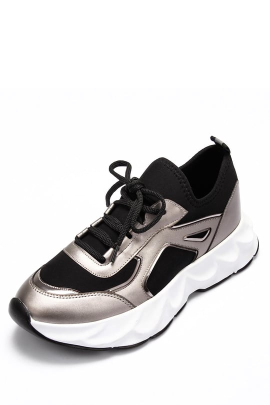 Gön Dolgu Taban Bağcıklı Spor Kadın Sneaker 35850