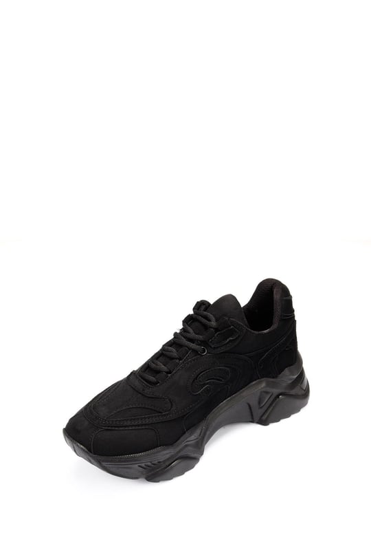 Gön Dolgu Taban Bağcıklı Spor Kadın Sneaker 37117