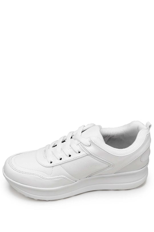 Gön Dolgu Taban Bağcıklı Spor Kadın Sneaker 34718