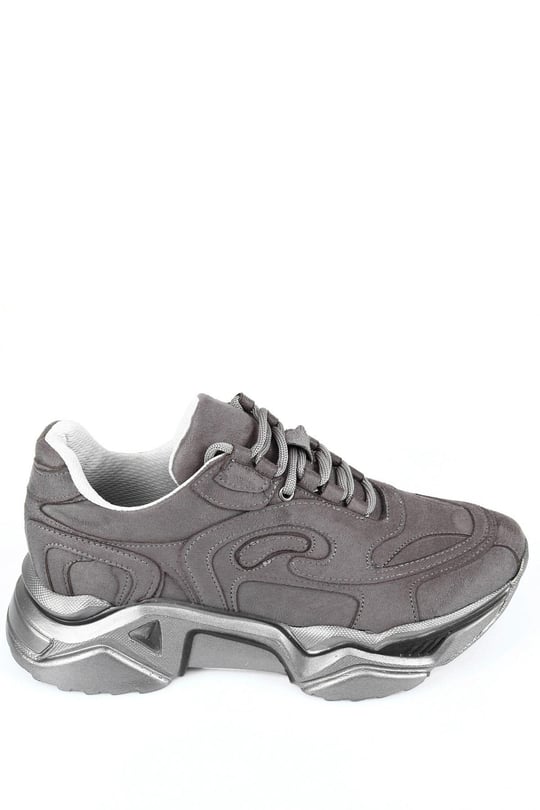 Gön Dolgu Taban Bağcıklı Spor Kadın Sneaker 37117