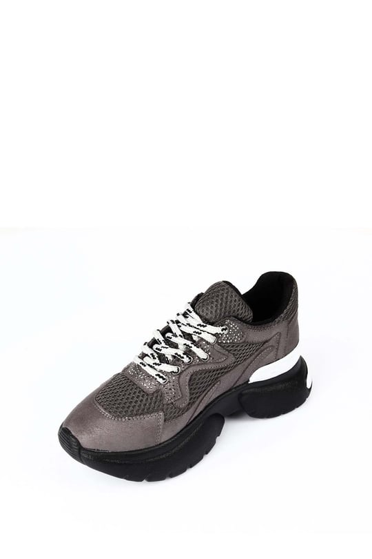 Gön Dolgu Taban Bağcıklı Spor Kadın Sneaker 37116