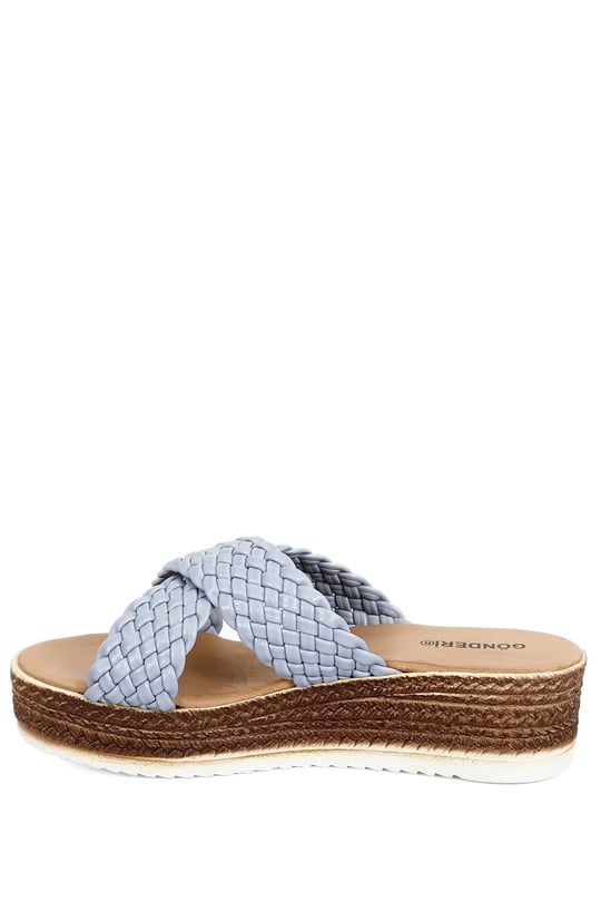 GÖNDERİ(R) Wedge  sole Mesh Women Slippers 34072