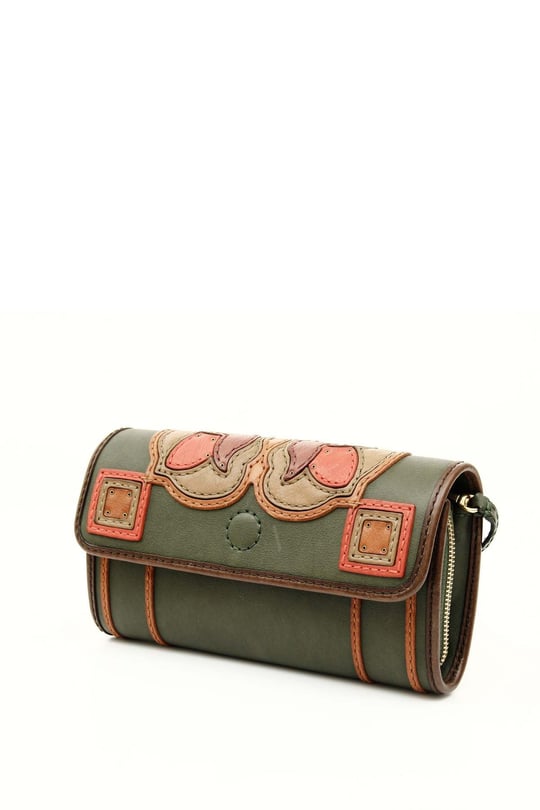 Gön Hakiki Deri El İşçiliği  Kadın El Ve Omuz Çantası K2247 