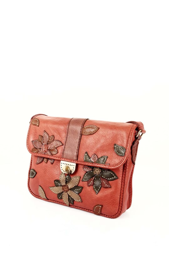 Gön Hakiki Deri El İşçiliği Kadın Omuz Çantası Q2069 