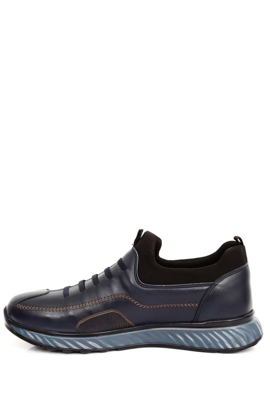 Gön Hakiki Deri Jel Tabanlıklı Erkek Günlük Sneaker 01440