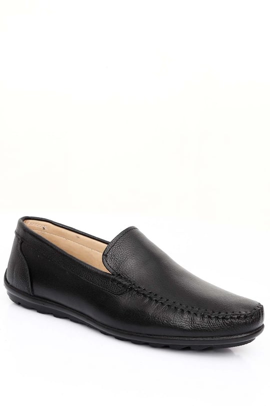 Gön Hakiki Deri Jel Tabanlıklı Loafer Günlük Erkek Ayakkabı 02146