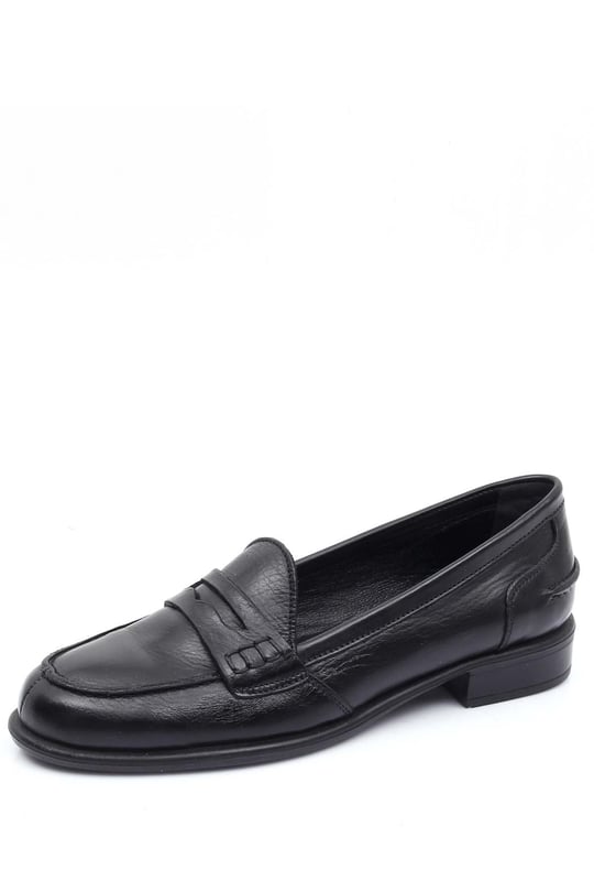 Gön Hakiki Deri Kadın Loafer Günlük Ayakkabı M0353