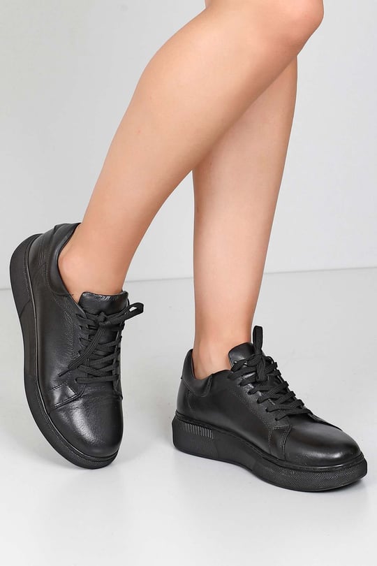 Gön Hakiki Deri Kadın Sneaker 45171