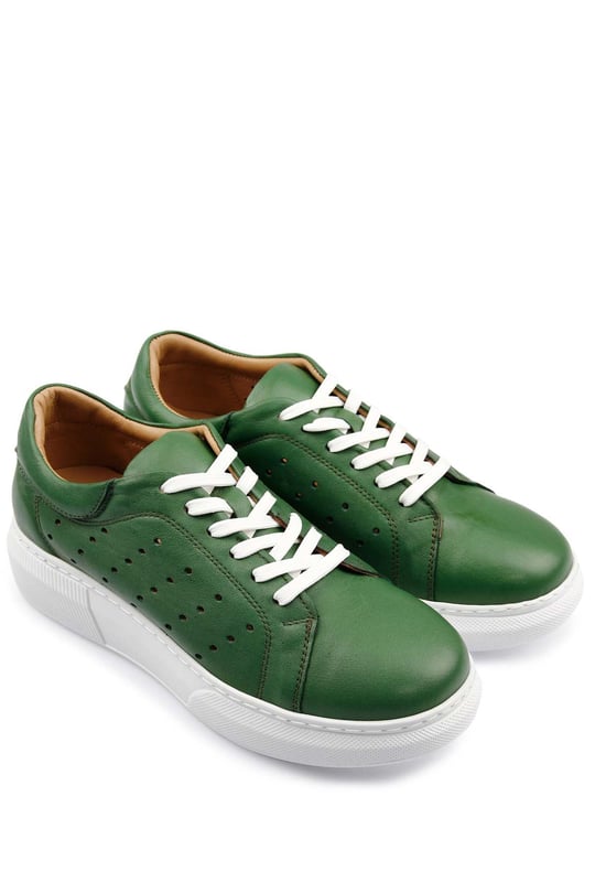 Gön Hakiki Deri Kadın Sneaker 45371