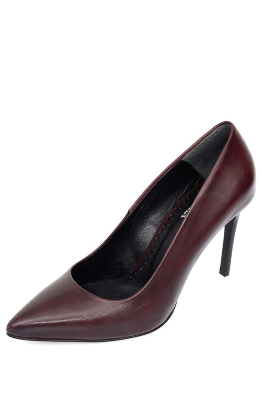 Gön Hakiki Deri Kadın Topuklu Ayakkabı M0229