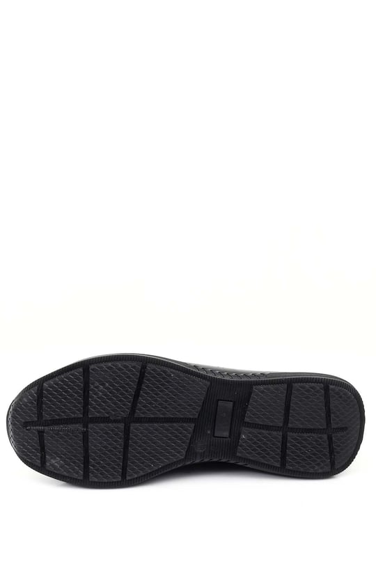 Gön Hakiki Deri Kauçuk Taban Bağcıklı Lastikli Günlük Erkek Sneaker 11012
