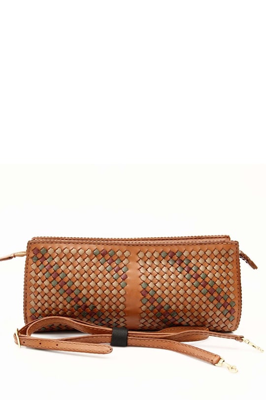  Gon Genuine Leather Knit Handwork Women's Shoulder Bag   Q2149