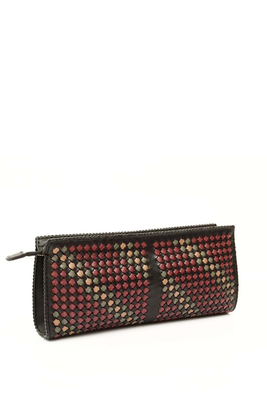  Gon Genuine Leather Knit Handwork Women's Shoulder Bag   Q2149