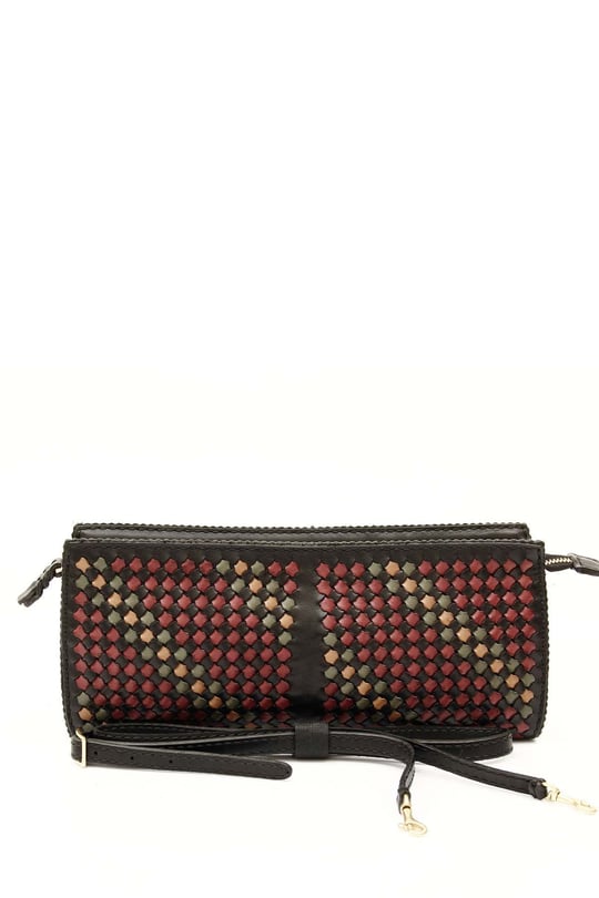  Gon Genuine Leather Knit Handwork Women's Shoulder Bag   Q2149