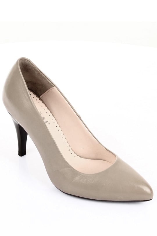 Gön Hakiki Deri Sivri Burun İnce Yüksek Topuklu Stiletto Kadın Ayakkabı 22354