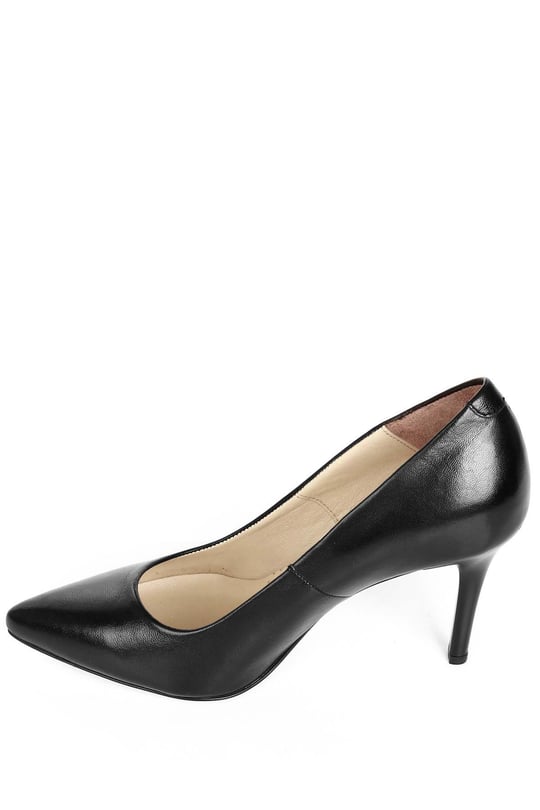 Gön Hakiki Deri Sivri Burun Yüksek İnce Topuklu Stiletto Kadın Ayakkabı 24127
