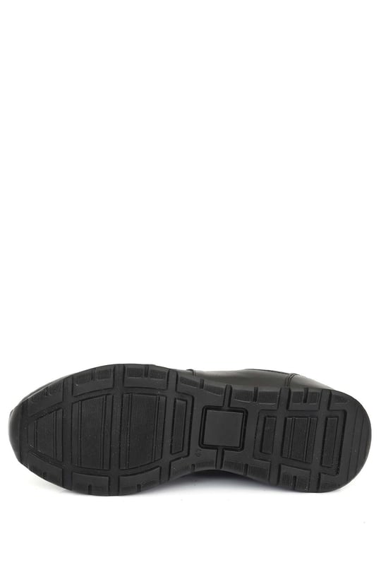 Gön Hakiki Deri Yuvarlak Burun Bağcıklı Günlük Erkek Sneaker 01009