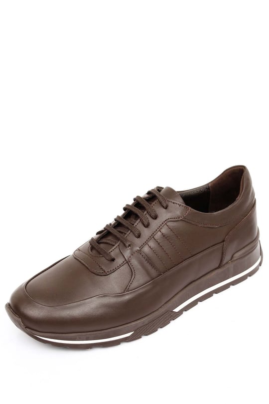 Gon Genuine Leather Round Toe Lace-up Men's Casual Shoes 02900