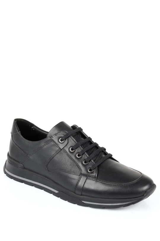 Gon Genuine Leather Round Toe Lace-up Men's Casual Shoes 02902
