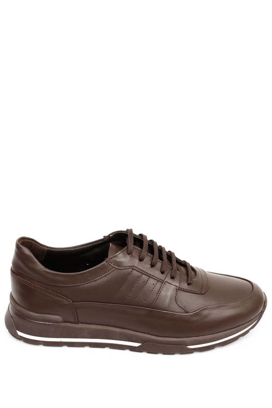 Gon Genuine Leather Round Toe Lace-up Men's Casual Shoes 02900