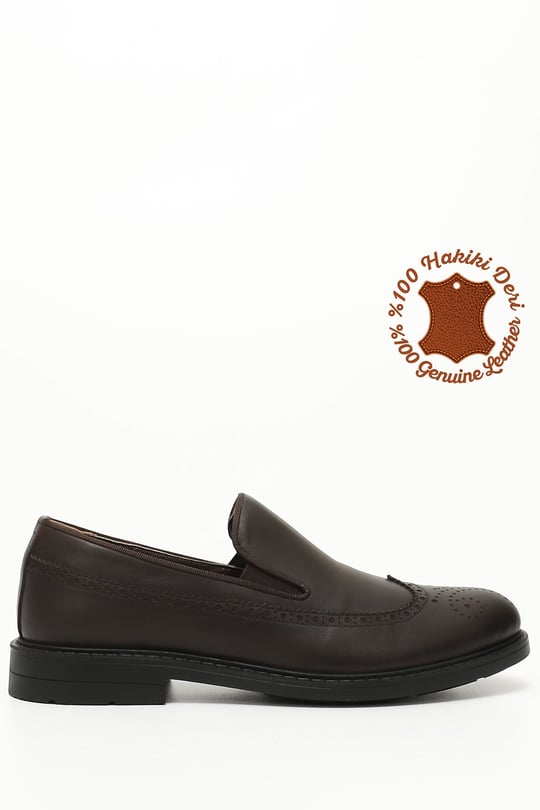 Gon Genuine Leather Round Toe Casual Men's Shoes 42255