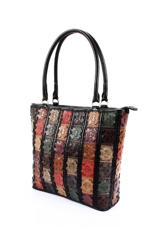 Gön Handmade Deri Omuz Çantası (Flora) GNHANDMD20063 B0063 