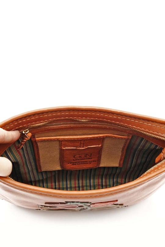 Gön Handmade Deri Postacı Çanta (Çiy) GNHANDMD20160 Q2160 
