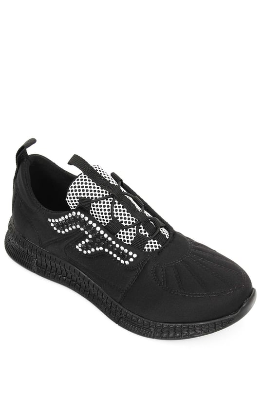 Gön Kadın Bağcıklı Kumaş Günlük Sneaker 37190