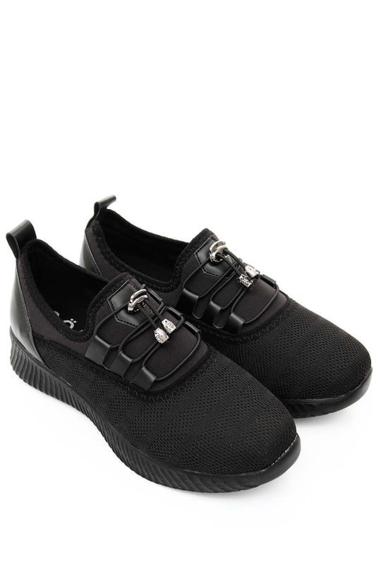 Gön Kadın Bağcıklı Kumaş Günlük Sneaker 40822
