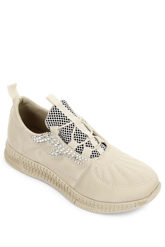 Gön Kadın Bağcıklı Kumaş Günlük Sneaker 37190
