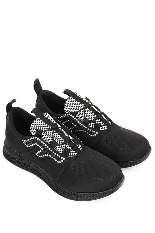Gön Kadın Bağcıklı Kumaş Günlük Sneaker 37190