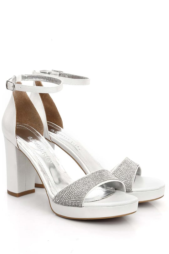 Gön Women's Thick Heeled Platform Banded Sandals  32800