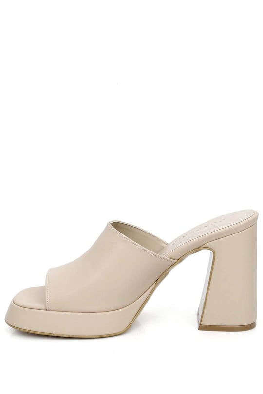 GÖNDERİ(R) Thick Heeled Platform Women's Slippers   35112