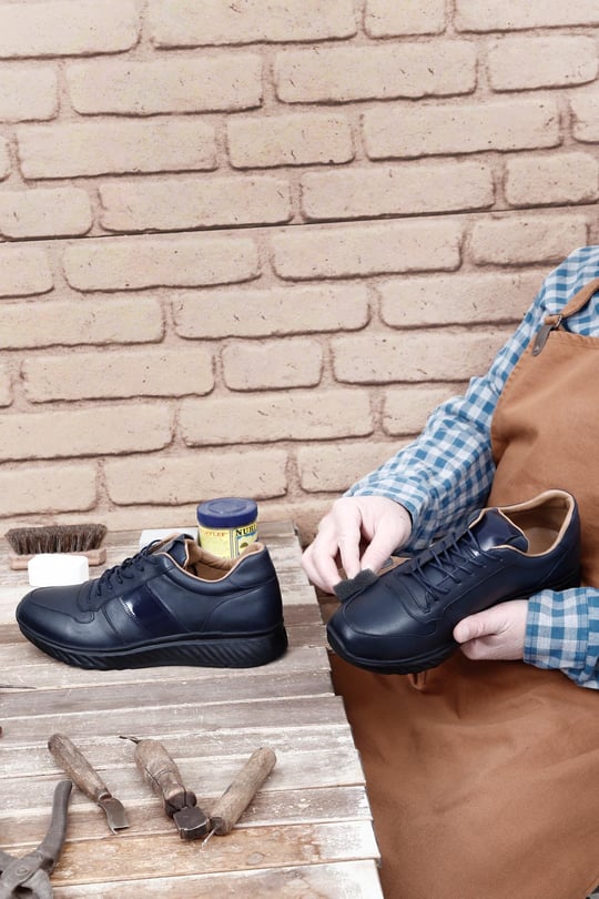Gön Platinum Hakiki Deri Bağcıklı Erkek Sneaker 34690