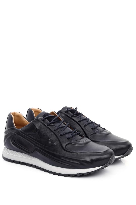 Gön Platinum Hakiki Deri Bağcıklı Erkek Sneaker 34303